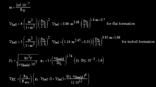 Neher-McGrath shield loss equation 